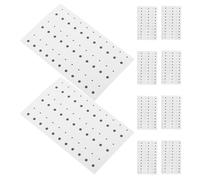 ARTSEWPLY 10pcs Temporary Fake Mole Stickers 5.7x9.7cm Halloween Party Face Decals Realistic Beauty Spot for Women Festival Makeup Accessories