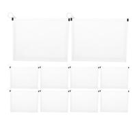 ARTSEWPLY 10pcs Thickened A5 File Bags 24x3x19cm, Multi-use Document Storage Pouches with Zipper for Office, School, and Travel Organization