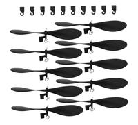 ARTSEWPLY 10Sets Stem Aircraft Propeller Kit Fold Resistant Lightweight Model Airplane Accessories for Classroom DIY Crafts Helicopters with Fit for Group Projects