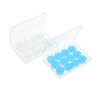 ARTSEWPLY 12 Pairs Reusable Silicone Noise Reduction Swimming Travel Musicians Airplane Comfortable Flexible Soft with Mini Portable Design