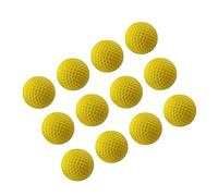 ARTSEWPLY 12 Pcs High Elastic Yellow Golf Practice Balls for Indoor Outdoor Training Soft Durable Lightweight Training Aid for Pets Easy to Locate in Grass