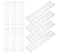 ARTSEWPLY 12 Sets Medium Oval Nail Tips Display Chart for Manicure Practice Nail Sample Color Cards Art Design Training Tools