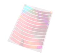 ARTSEWPLY 12pcs Bike Reflective Tape Colorful Luminous Safety Warning Stickers for Bicycle and Balance Car Easy DIY Decorative Strips for Night Visibility