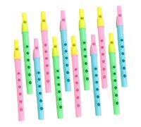 ARTSEWPLY 12pcs Colorful Descant Recorders for Beginner Flutes Music Instruments for Early Learning and Hand Coordination Practice Random Color