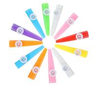 ARTSEWPLY 12Pcs Educational Kazoo Musical for Easy to Play Percussion Instruments with Random Colors Fun Accompaniment for Guitar Ukulele Creative Festival for Boys Random Color