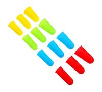 ARTSEWPLY 12pcs Heat-Resistant Silicone Finger Soft Flexible Finger Protectors for Crafting Cooking and Safe Handling Comfortable Fit