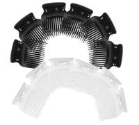 ARTSEWPLY 12pcs Hot Roller Clips Hair Curler Styling Clamps Plastic Claw Hairdressing Tools for Women Girls Volumizing Roller Clips