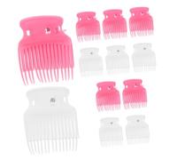 ARTSEWPLY 12pcs Hot Roller Hair Curler Claw Clips Lightweight Styling Sectioning Tool for Women Travel-friendly Versatile Use for Curling Straightening and Hair Volume
