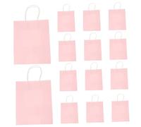 ARTSEWPLY 12Pcs Kraft Paper Gift Bags with Handles Medium Party Favor Treat Carrier for Birthday Holiday Wedding Theme Events Sturdy and Convenient Packaging