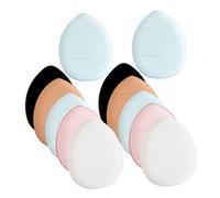 ARTSEWPLY 12pcs Mini Finger Powder Puff Makeup Tools Powder for Face Foundation Application