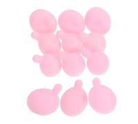 ARTSEWPLY 12Pcs Pink DIY Bubble Insert Balls Silicone Refills for Doll Making Squeeze Stress Accessories for Craft Projects and Parent Interaction