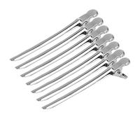 ARTSEWPLY 12pcs Stainless Steel Hair Sectioning Clips for Tight Hold Haircuts Durable Professional Styling Tools for Home and Salon Use Portable Hair Accessories for Women and Barbers
