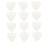 ARTSEWPLY 12pcs Transparent Nylon Ukulele Picks Multipurpose Non-slip Plectrums for Da Ruan and Acoustic Guitar Finger Protection Musician