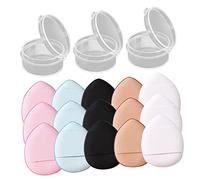 ARTSEWPLY 15pcs Mini Powder for Foundation Versatile Makeup Beauty Tools for Girls for Applying Translucent Powder Compact for Easy Use and Cleaning