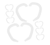 ARTSEWPLY 16pcs Ear Silicone Ear Corrector Support for Boy Girl Boy Girl Invisible Tape Sticker Falling Hook