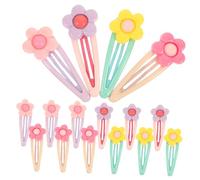 ARTSEWPLY 16pcs Kawaii Flower Hair Clips for Lightweight Floral Barrettes Cute Korean Style Hair Accessories for Daily Wear and Parties Hairpins
