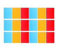 ARTSEWPLY 18pcs Clay Crafting Mat Plastic Modeling Pads for Writing Practice and DIY Arts Safe Rounded Edges for Early Childhood Learning and Group Activities