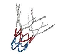 ARTSEWPLY 1Pc Durable Three Color Basketball Net for Home Weather Resistant Design Easy to Install Basketball Pockets Heavy Duty Construction for Competitive Use