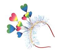 ARTSEWPLY 1pc Valentine's Day Loving Heart Headband for Women Festive Hairband for Parties Lightweight and Comfortable Design Accessory for Celebrating Love