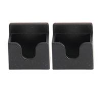 ARTSEWPLY 2 Pcs Cb Mic Holder Radio Microphone Hanger Clip with Adhesive Tape Backing, Universal Car and Office Mic Bracket for Mobile Radio and Communication Devices