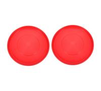 ARTSEWPLY 2 Pcs Plastic Feeding Tray for Poultry Waterer Base Plates Prevent Spillage Sturdy Round Food Holder for Chicken Duck Chick Farm Use