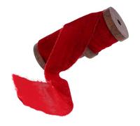 ARTSEWPLY 2 Rolls Vintage Style Polyester Wrapping Ribbon Each Elegant Craft Gift Packaging Ribbon for Wedding Flower Decoration and DIY Gift Wrap