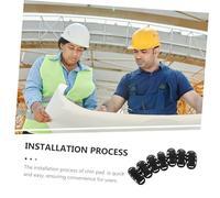 ARTSEWPLY 20 Pcs Helmet Chin Guard Safety Chin Cup Hard Hat Attachment Fit Easy Installation Plastic Accessories for Work and Sports