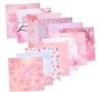 ARTSEWPLY 200pcs Double Sided Origami Paper Squares for Crafts and DIY Folding Sakura Patterned Handicraft Paper for Beginners and Experienced Stable Material for Scrapbooking