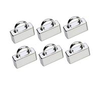 ARTSEWPLY 20pcs Alloy DIY Buckles for Jewelry Making Cord Connectors for Leather Bracelets Compatible with Ribbon Lace Suede Tassel and Hemp Cords Durable Jewelry Accessories