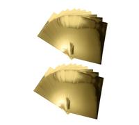 ARTSEWPLY 20Pcs Golden Shimmer Metallic Cardstock Paper Mirror Finish Surface for DIY Crafts Invitations Packaging Inserts Safe and Versatile Crafting