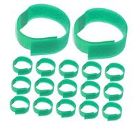 ARTSEWPLY 20pcs Pet Footwear Straps for Dogs Weather Resistant Non Slip Bootie Fasteners Durable Green Shoe Legging Accessories Secure Paw Protection for Rainy Days