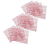 ARTSEWPLY 20pcs Red Acrylic Nail Charms Self Adhesive Nail Art Stickers for DIY Manicure Tiny Flatback Rhinestone Jewels with Shine Easy Application for Fingernail Decoration