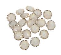 ARTSEWPLY 20pcs Resin Round Buttons for Sewing Single Hole Coat Fasteners Durable Crafting Replacement for Sport Coats Jackets Suits DIY Projects