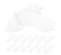 ARTSEWPLY 20pcs Sleep Mask Blackout for Travel Men Women Eye Covers Disposable Breathable Lightproof Portable Blank Eye Protectors Blindfold DIY Masks