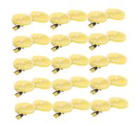 ARTSEWPLY 20PCS Slice Hair Clips Realistic Fruit Slice Barrettes for Women Lightweight Duckbill Side Hairpins Summer Christmas Festival Hair Accessories