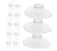 ARTSEWPLY 20pcs Transparent Suction Cup Clips for Window and Desktop Cable Management Strong Hold Suction Cups for Cord Organization Multipurpose Clear Vacuum Holders for Home and Office
