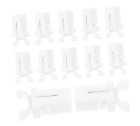 ARTSEWPLY 20PCS White Self-locking Spring Trash Can Locks Replacement Clips Fit Press Switch Buckles for Waste Bin Lid Repair Easy DIY Installation Garbage Bin Accessories