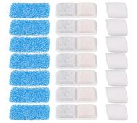 ARTSEWPLY 24pcs Cat Water Fountain Filters Replacement for Automatic Pet Dispenser Noise Reduction Design Impurity Removal Easy Installation Filtration Sponges for Clean Fresh Water