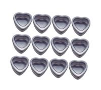 ARTSEWPLY 24PCS Heart Shape Tinplate Candy Boxes Portable Wedding Candy Container Sweet Storage Jar for Party Favors