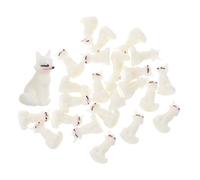 ARTSEWPLY 24pcs Mini Resin Fox Figurines DIY Micro Landscape Decor Set Fox Statues for Desktop Flowerpot Garden Decoration Cute Animal Ornaments for Creative Home Accessories