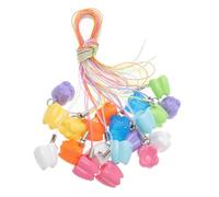 ARTSEWPLY 24pcs Plastic Tooth Fairy Keepsake Box Boy Girl's Milk Tooth Box Cute Holder Cases Portable Storage Case for Boys and Girls Girls Party Favor Random Color