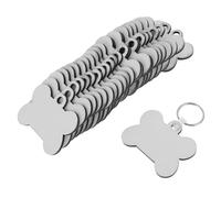 ARTSEWPLY 24pcs Sublimation Mdf Blank Keychain Heat Transfer Key Holder Diy Accessories Set for Crafting, and Custom Key Rings