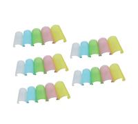 ARTSEWPLY 25 Pcs Flute Protectors Soft Material Protective Covers for Chinese Bamboo Flute E Keys Easy to Install Anti-drop Anti-collision Random Color