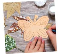 ARTSEWPLY 25Pcs Unfinished Wooden Butterfly Cutouts DIY Craft Decorations Blank Wood Slices for Painting Writing and Home Decor Gift