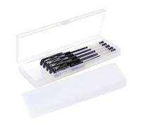 ARTSEWPLY 2pack Plastic Pen Box Pencil Case Storage Pouch Pen Case Writing