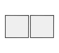 ARTSEWPLY 2Pcs 12-Inch Vinyl Record Display Frames Wall Mount Black Album Holders 31.7X31.7Cm Floating Music Record Storage Rack for Studio and Living Room Decoration