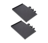 ARTSEWPLY 2pcs Abs Sound Card Tray Microphone Bracket Holder for Live Broadcast with Tray Mount Smooth Surface Easy Installation Suitable for Mic Stand Accessories Storage