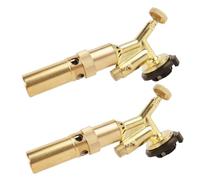 ARTSEWPLY 2pcs Adjustable Torch Head Flame Lighter for Campfire and Outdoor Cooking, Portable Manual Soldering Torch for BBQ and Kitchen Use