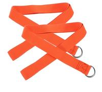 ARTSEWPLY 2pcs Adjustable Yoga Strap and Resistance Band, Sturdy Stretching Fitness Band for Pilates Workout, Orange Multi-purpose Gym Accessory for Yoga Training and Exercise