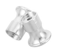 ARTSEWPLY 2pcs Aluminum Alloy Latch Handle Fitness Equipment Exercise Bike Pin Knob Replacement Home Gym Accessories Gym Equipment Handles Aluminum Alloy Hardware Bike Pull Pin Knob Silver